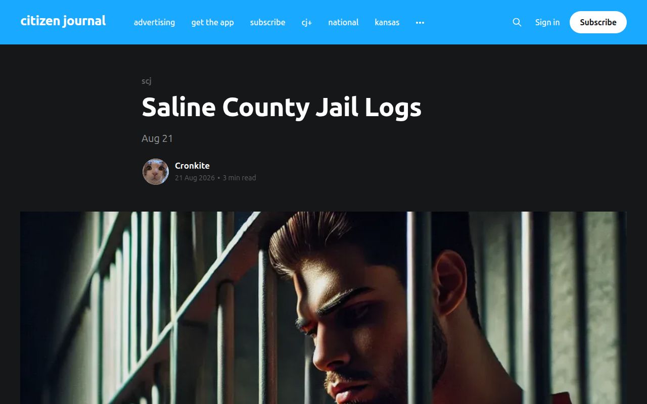 Saline County recent booking jail log